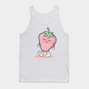Cute Strawberry Character Kawaii Tank Top